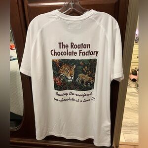 Roatan Chocolate Factory top XL NWOT #1300